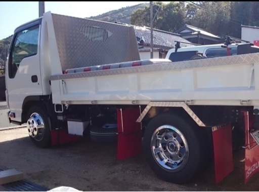 【レトロ必見‼️】イスズ07エルフ用　DXメッキホイールキャップ　一台分‼️