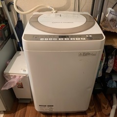 洗濯機 シャープ ES-KS70R 7kg 2015年 製造