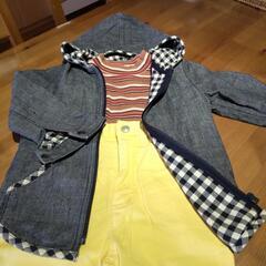 (18)KAZZOC パーカー付ジャケット100cmの画像