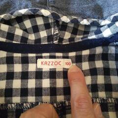 (18)KAZZOC パーカー付ジャケット100cmの画像