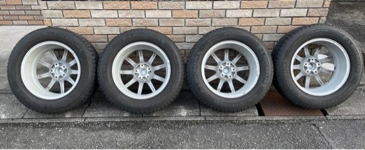 【最終値下】225/65R17 スタッドレス&アルミ4本セット　ナット付