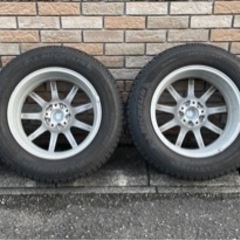 【最終値下】225/65R17 スタッドレス&アルミ4本セット　ナット付の画像