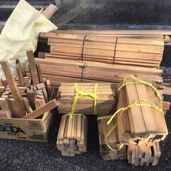 受取者様決まりました。端材(釘抜き済み)　薪にいかがですか？