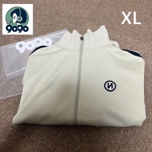 大人気　9090 トラックジャケット　アイボリー　XL