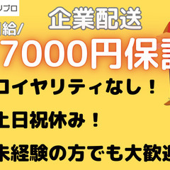 日給17000円保証！事務用品などの企業配送ドライバー@川口