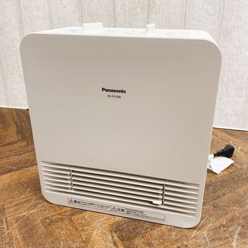 19年製 Panasonic/パナソニック セラミックファンヒーター DS-FS1200-W ホワイト 動作確認済み 菊-