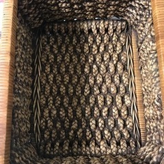エスニックな収納ラタン家具の画像