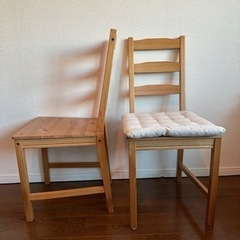 IKEA ダイニングチェア　2脚セットの画像