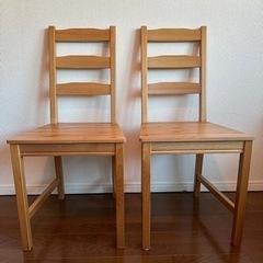 IKEA ダイニングチェア　2脚セットの画像