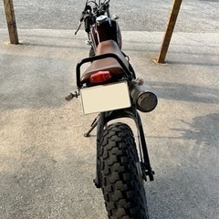 YAMAHA tw200 ロンスイ　スカチューンの画像
