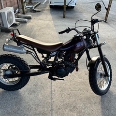 YAMAHA tw200 ロンスイ　スカチューンの画像