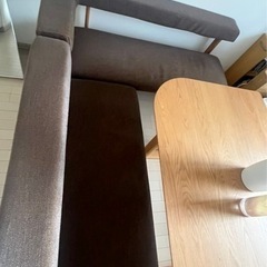 【受け渡し確定】ナガノインテリア　ダイニングテーブル&カウチ&コーナーカウチ3点set⭐︎の画像