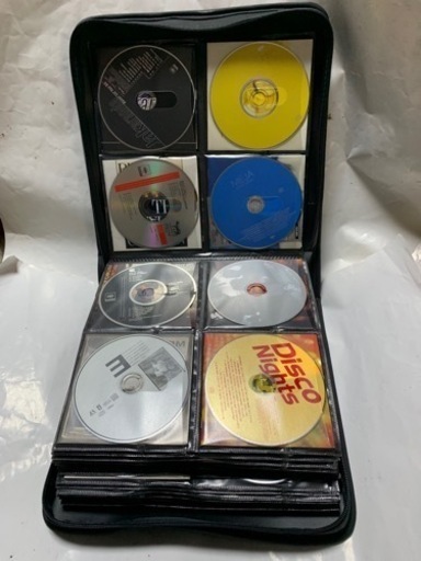 CD/DVD／ウォレット　バック　大容量160枚収納　洋版CD大量160枚セット