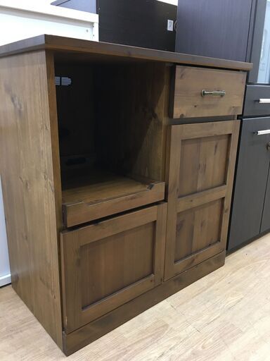 ★ジモティ割あり★  レンジ台  W83×D45×H86 クリーニング済み SJ4168