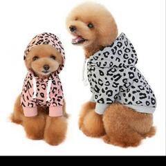 М、Lサイズ2枚セット豹柄パーカーの画像