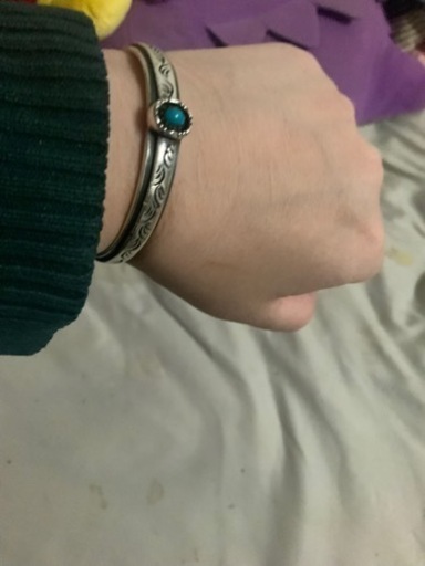 シルバーバングル ターコイズ