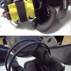  VRヘッドマウントディスプレイ の故障ジャンク品（2台中１台は分解済）の画像