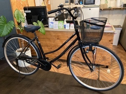 【SALE！11月29日まで当店の全商品表示価格から¥1000引き！ チェーン新品！】27インチ自転車　マットブラック