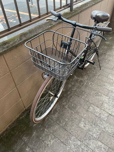 リサイクルショップどりーむ荒田店 No1050 エコNo17624X 自転車　シティサイクル　２６インチ　LEDライト付き♪　頑丈なリアキャリアでお買いものも便利♪