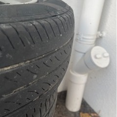 【取引中】年内に廃棄します。【値下げ】ホンダ ライフJB7 タイヤホイール 4本 の画像