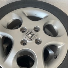 【取引中】年内に廃棄します。【値下げ】ホンダ ライフJB7 タイヤホイール 4本 の画像