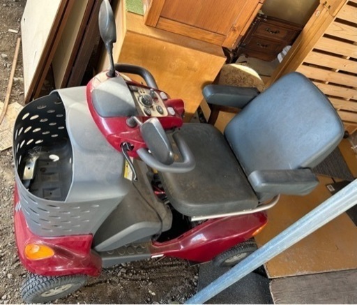 シニアカー　レッド　シニアバイク　※現状売りです