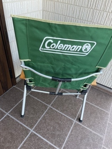 【美品】コールマンハイバックチェア　傾き調節可能