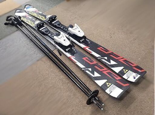 札幌【138cm ジュニアカービングスキー 3点セット FISCHER】RACE4 ビンディング/FD4 スキー授業 ジュニアスキー 