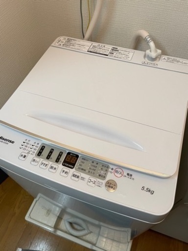 洗濯機　5.5kg 2022年制