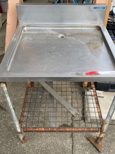 【値下げしました！】流し台　水切り付き作業台【11/28　13時受付完全終了！】