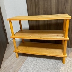 木製　ウッドラック　収納棚