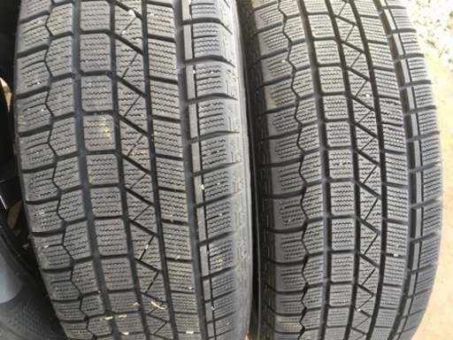 アルミホイール16×6.5J ＋48 PCD114.3   5穴　205/60R16 スタッドレス タイヤ付き
