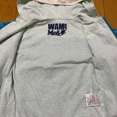 90／ウィンドブレーカー／水色白色フード付 の画像