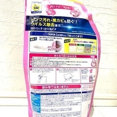 【開封済】バスマジックリン詰め替え用　アロマローズの香りの画像