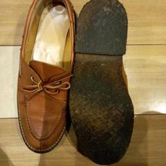 茶色い革靴👞です～よサイズは26センチですの画像