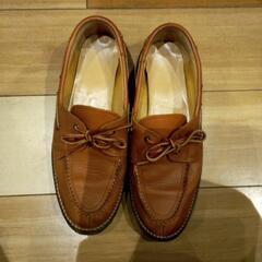 茶色い革靴👞です～よサイズは26センチですの画像