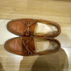 茶色い革靴👞です～よサイズは26センチですの画像