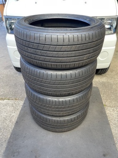 はめ替え工賃込み！225/50R18ダンロップ ルマンⅤ中古4本セット！18年製 サイレントコア