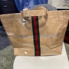【新品未使用】GUCCI グッチ コムデギャルソン バッグ シェリーライン PVCの画像