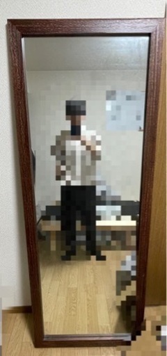 大型ミラー(W)幅60×(D)奥行2.5×(H)高161cm