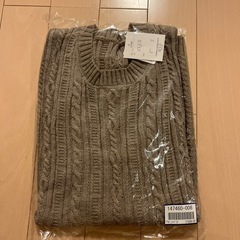 新品未使用ニットベストグレー
