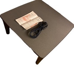 家具調コタツ　National　DK-S75AX4 中古美品 ケーブル 説明書付きの画像