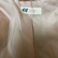 H&M ファーコート　120の画像
