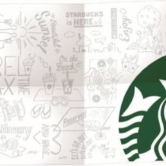 【非売品】スターバックス☆ピクニックシートの画像