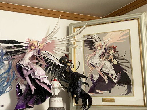 【他サイト 128,000円で成約しました】アルティメットまどか×悪魔ほむら＋複製原画のセット