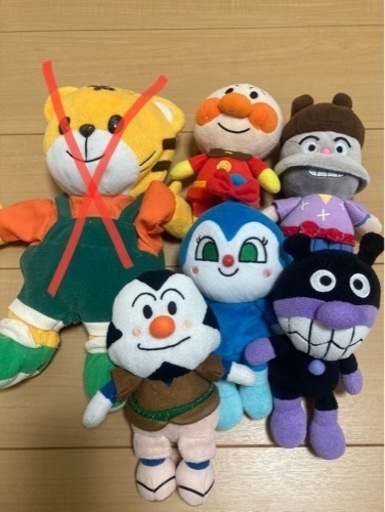 アンパンマンとなかまたちのぬいぐるみ