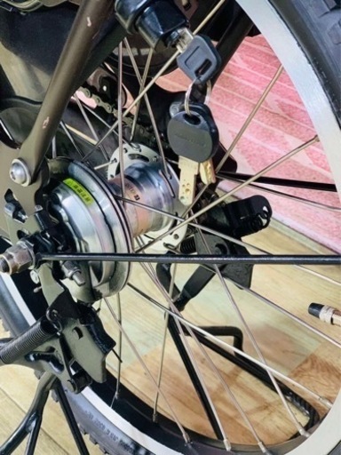 ❸5841子供乗せ電動アシスト自転車YAMAHA 20インチ良好バッテリー