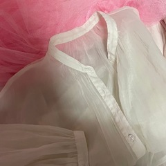 透け感のあるワンピース🎀オシャレコーディネートの画像