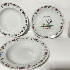 ★新品★スヌーピー平皿&スープ皿セット