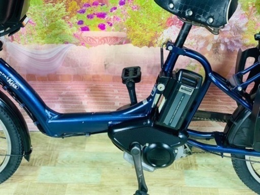 ❹5842子供乗せ電動アシスト自転車YAMAHA 20インチ良好バッテリー